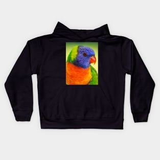 Rainbow Lorikeet Kids Hoodie